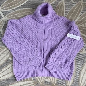 NWT Woven Heart Sweater, SzXL